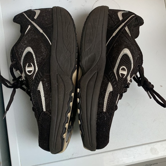 Champion sneakers chocolate brown cream womens size 8 tone fit shape ups vintage - Picture 3 of 11